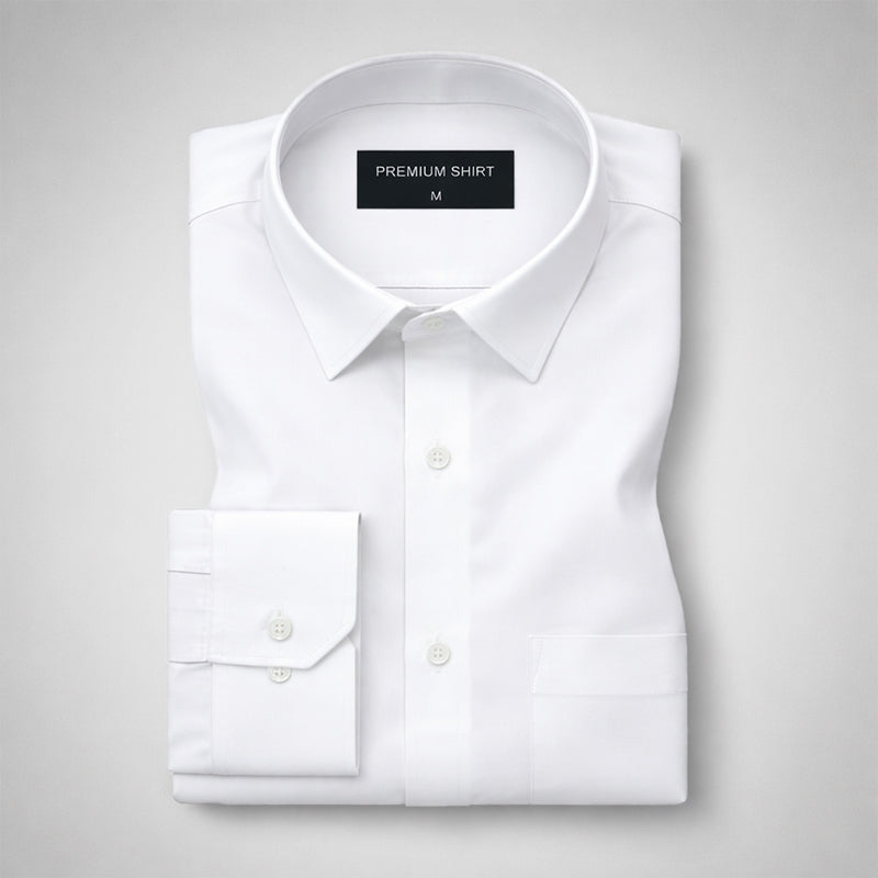 Paper Cotton White Shirt for Man
