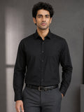 Paper Cotton Black Shirt for Men
