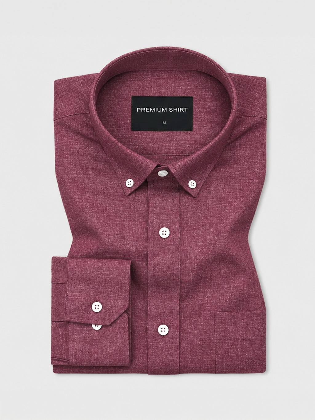 Maroon Linen Shirt For Men